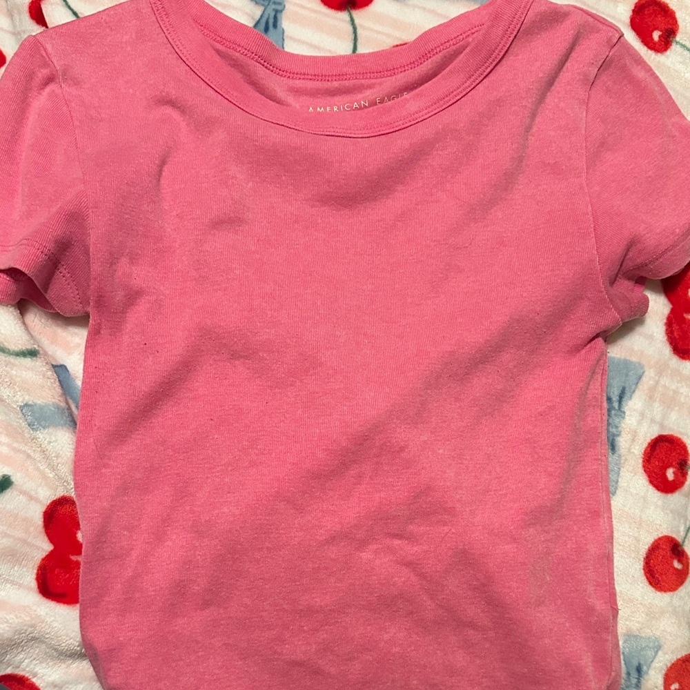 American Apparel Vibrant Pink tee